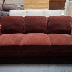 Modern Rust Red Sofa