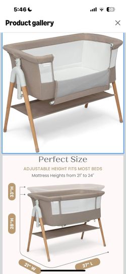 Delta Children Bedside Bassinet