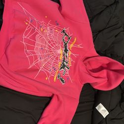 Pink Sp5der Hoodie 