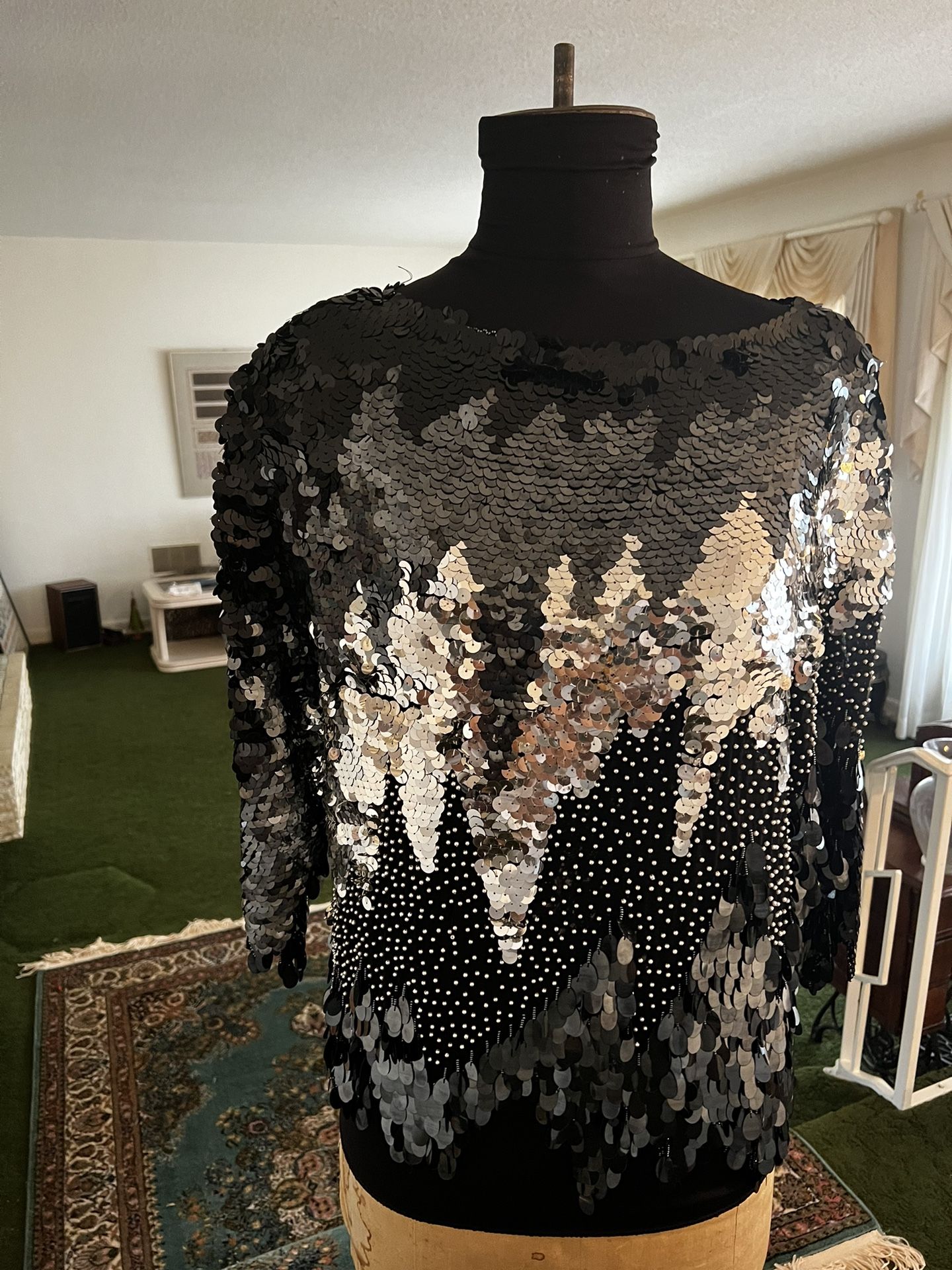 Estate Sale: Beautiful Oleg Cassini Cocktail Top