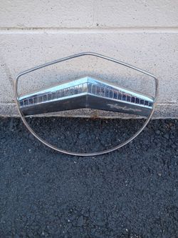 1966 Volvo chrome steering wheel cover