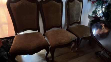 Large Round Table 6 Chairs
