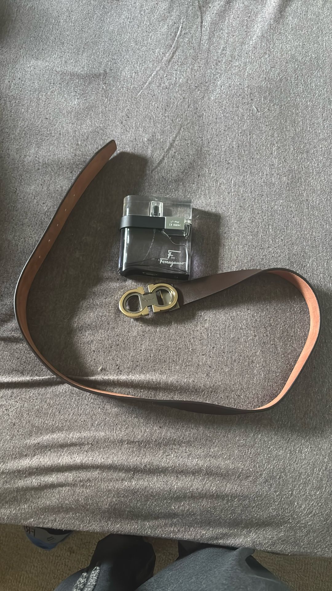 Ferragamo Belt And Cologne