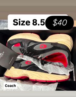 Coach designer shoes men 8.5