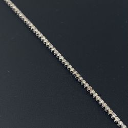 18kt White Gold Tennis Bracelet 7” 3ctw J Color I1 4.00grams 