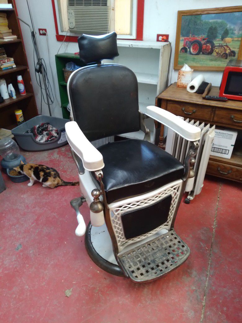 Old Barber Chair