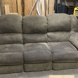 Set Of Two Reclining Couches . 