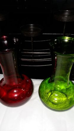 COLORFUL VASES FOR CHRISTMAS