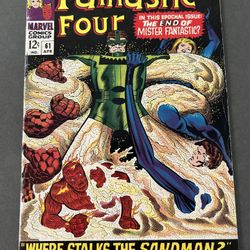 Fantastic Four 61 62 63 64 65 Five Silver Age Issues Marvel MCU Human Torch Thing Sandman Blastaar Ronan