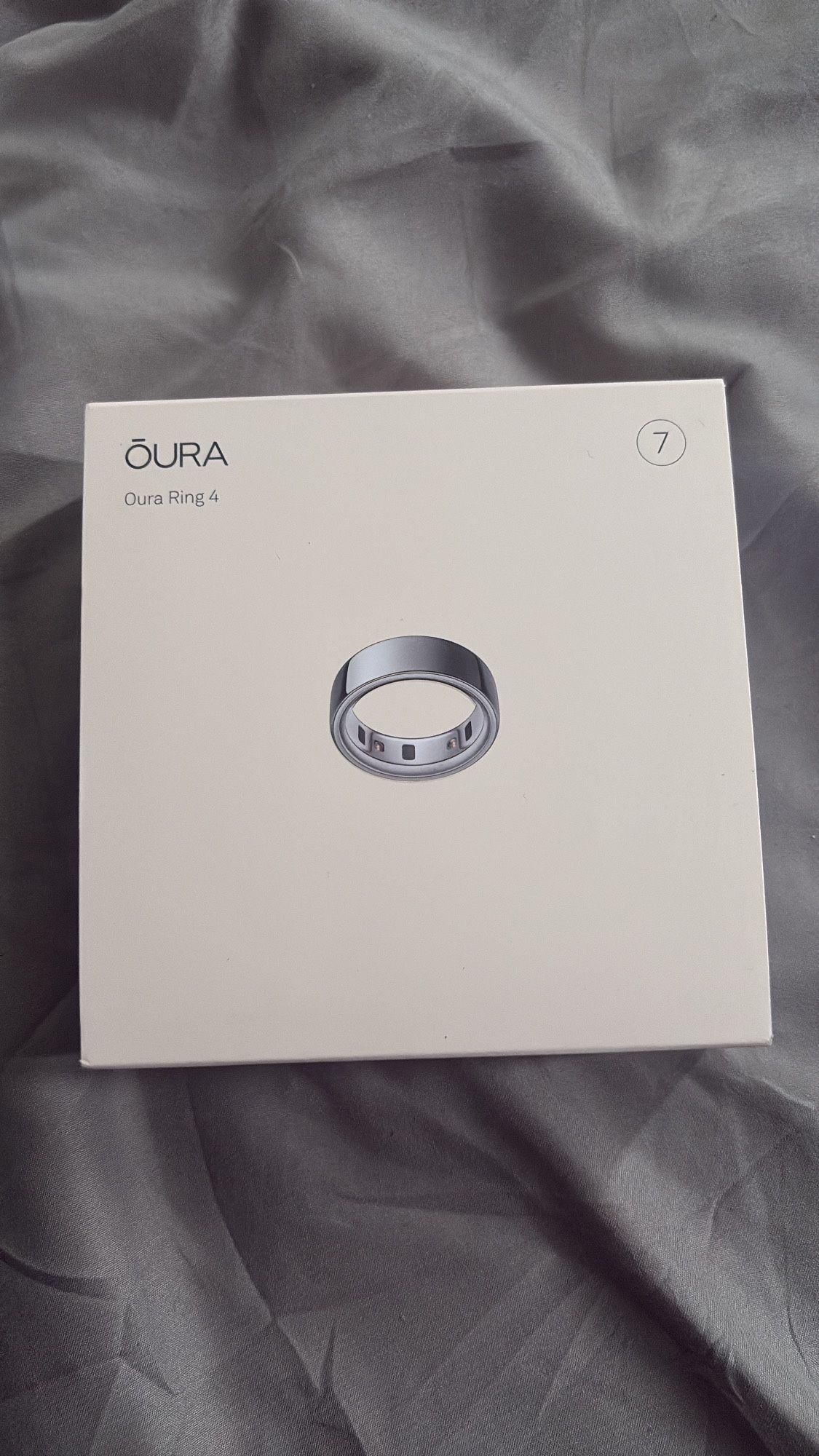 gen 4 silver oura ring - size 7