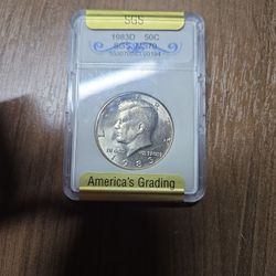 1983 D Kennedy Half Dollar