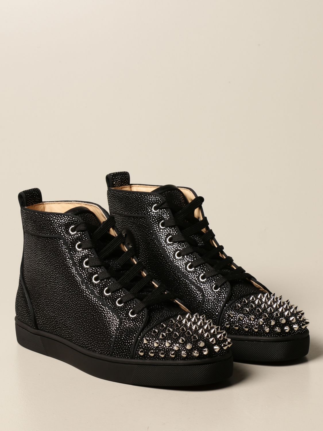 Christian Louboutin Lou Spikes Orlato Sneakers