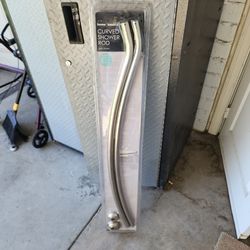 Shower Rod Curve wall Mounted by Home Basics