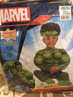 The Hulk kids Holloween costume