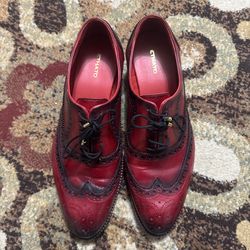 Lethato Red leather with black accents 