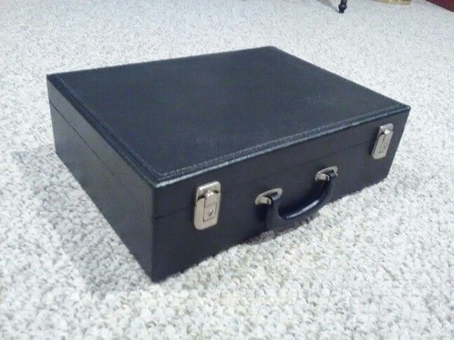 Vintage large briefcase - decor / storage