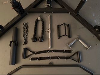 🔥 Complete Garage Gym Package – Smith Machine, Cable System & Attachments 🔥