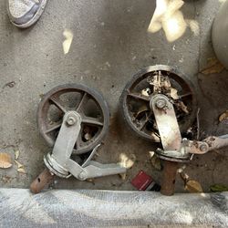 2 Scaffolding Wheels