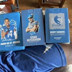 Detroit Lion Bobble Heads 