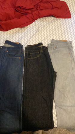 4 Pairs of used 501 Levi Jeans