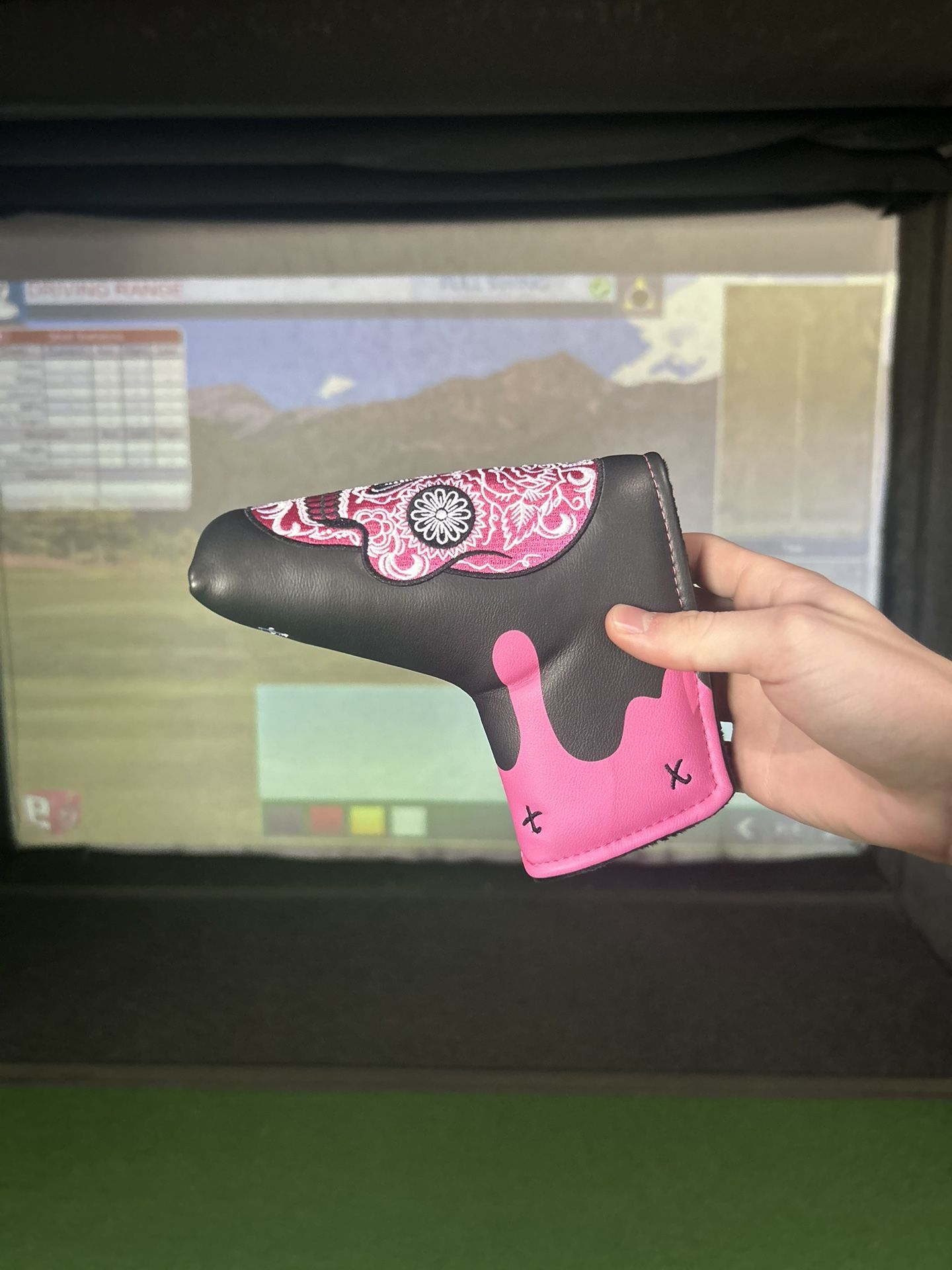 Sugar Skull Golf Putter Headcover