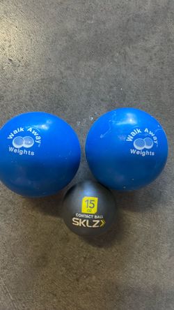 Training balls.