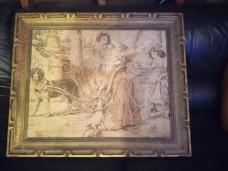 "Antique" Framed Tapestry