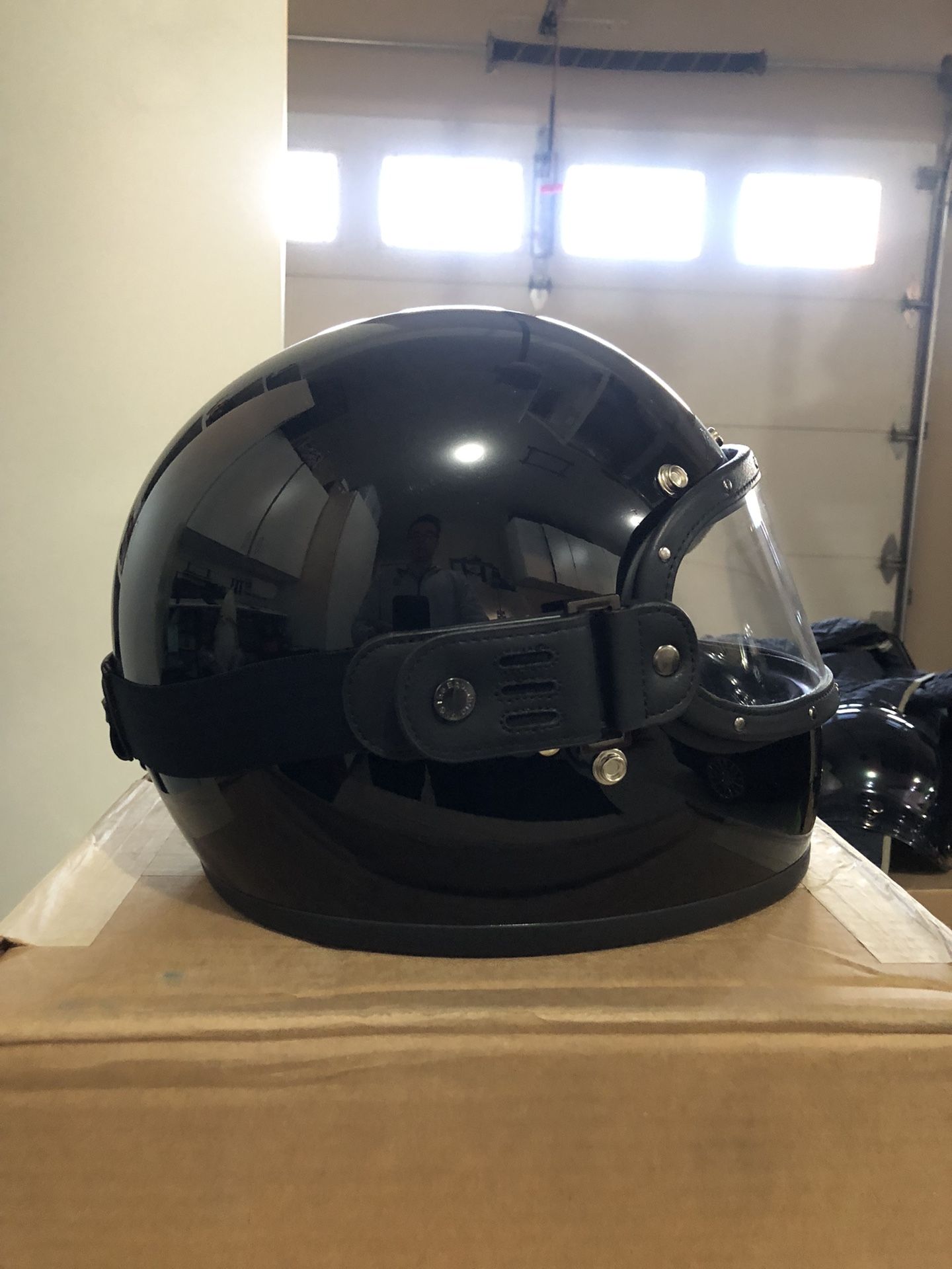 Motorcycle Helmet and Riding Jacket