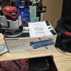 New Heavy Duty Skil Plunger Router and accessories 