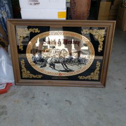 Vintage Smith And Wesson Mirror