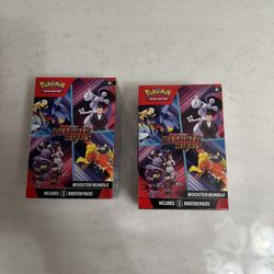 Pokémon Destined Rivals Booster Bundle Lot Of 2