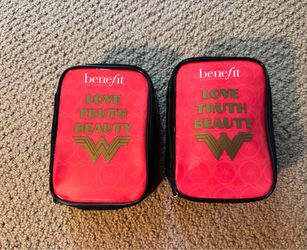 Benefit vintage makeup bag