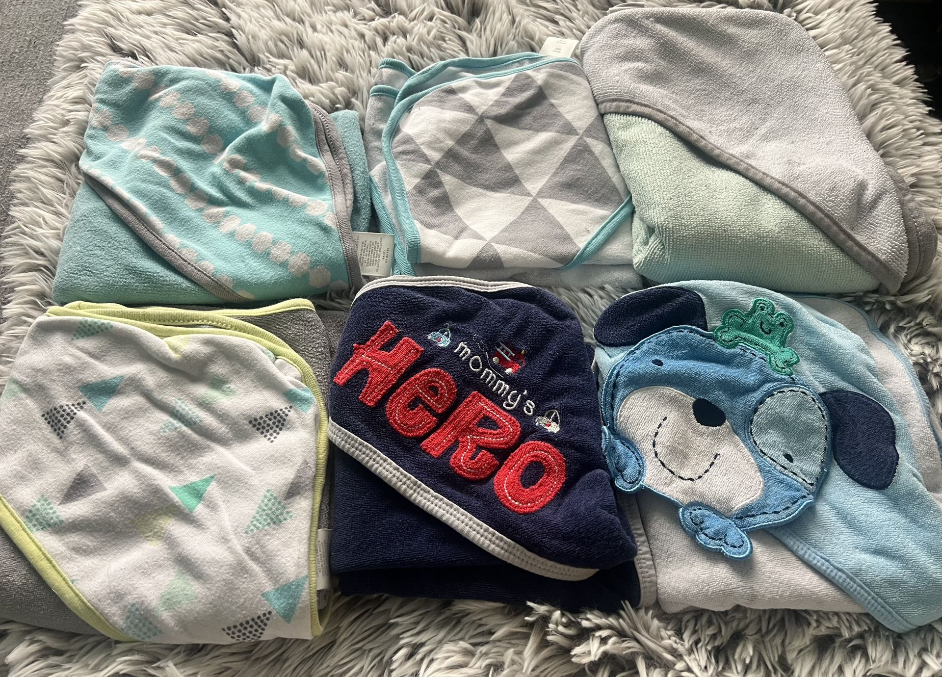 Baby Boy Bath Towels