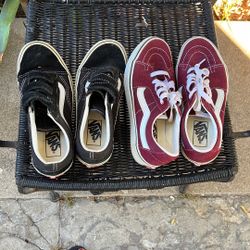 Vans Buenas Condiciones Limpios Por Dentro 40 Por Los Dos Pares  40 For Both Colors
