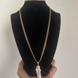 14k curb cuban chain 