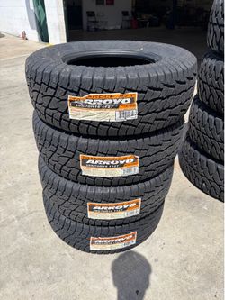 265/70/16 ( 4 new tires ) installed and balanced