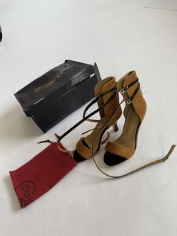 Dance and Sway Brown Suede Heels – Latin/Ballroom Dance Shoes – Size: US 5.5 / EU 35.5