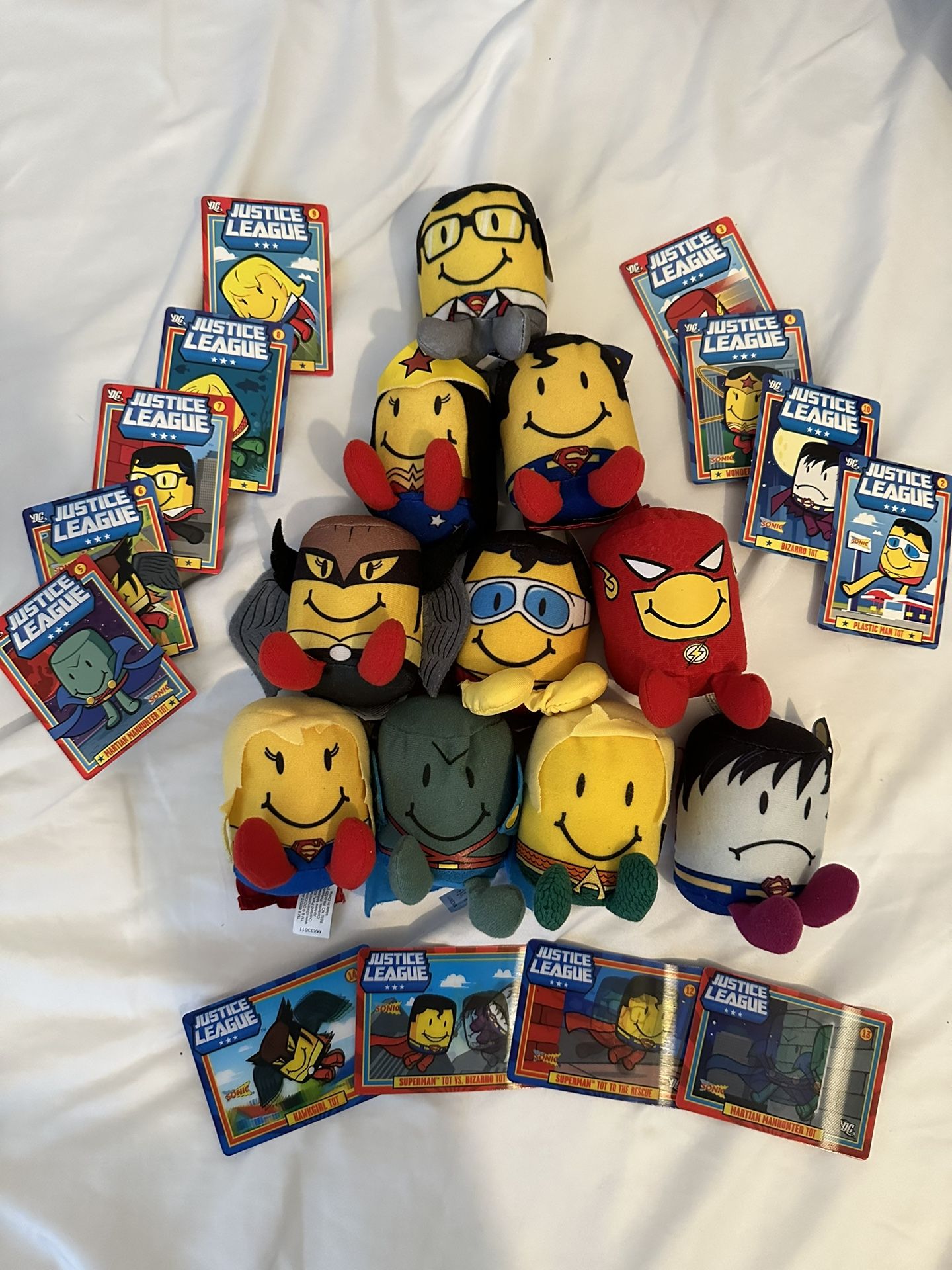 DC Comics Tater Tot Superhero Plush Collectibles