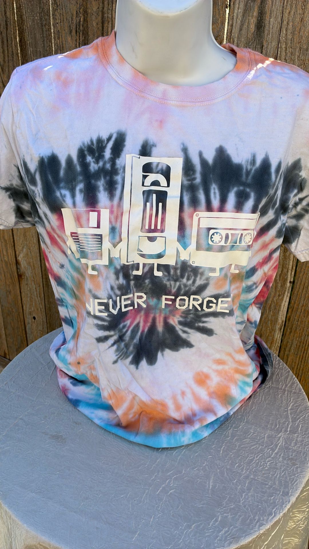 Never Forget Tye Dye Size M