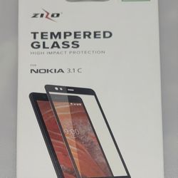(Best offer gets it!) New ZIZO Nokia 3.1 C Tempered Glass Screen Protector