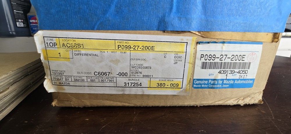 Genuine Mazda RX-7 FD3S 13B-REW LSD Rear Differential Normal Torsen JDM OEM RX7