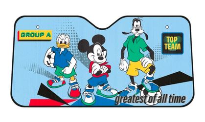 new disney mickey mouse soccer attire auto frint windshield
