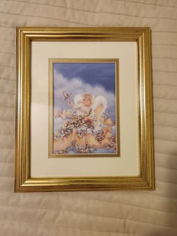 Angel Wall Art, Home Decor, Framed Picture