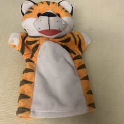 Melissa & Doug Stuffed Plush Hand Glove Puppet Zoo Friends Tiger Children Toy