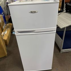 Costway 2 Doors 3.4 cu ft. Unit Compact Mini Refrigerator Freezer