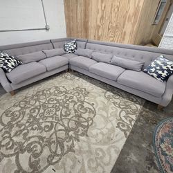 Modern MCM Style Down Sectional
Delivery options available