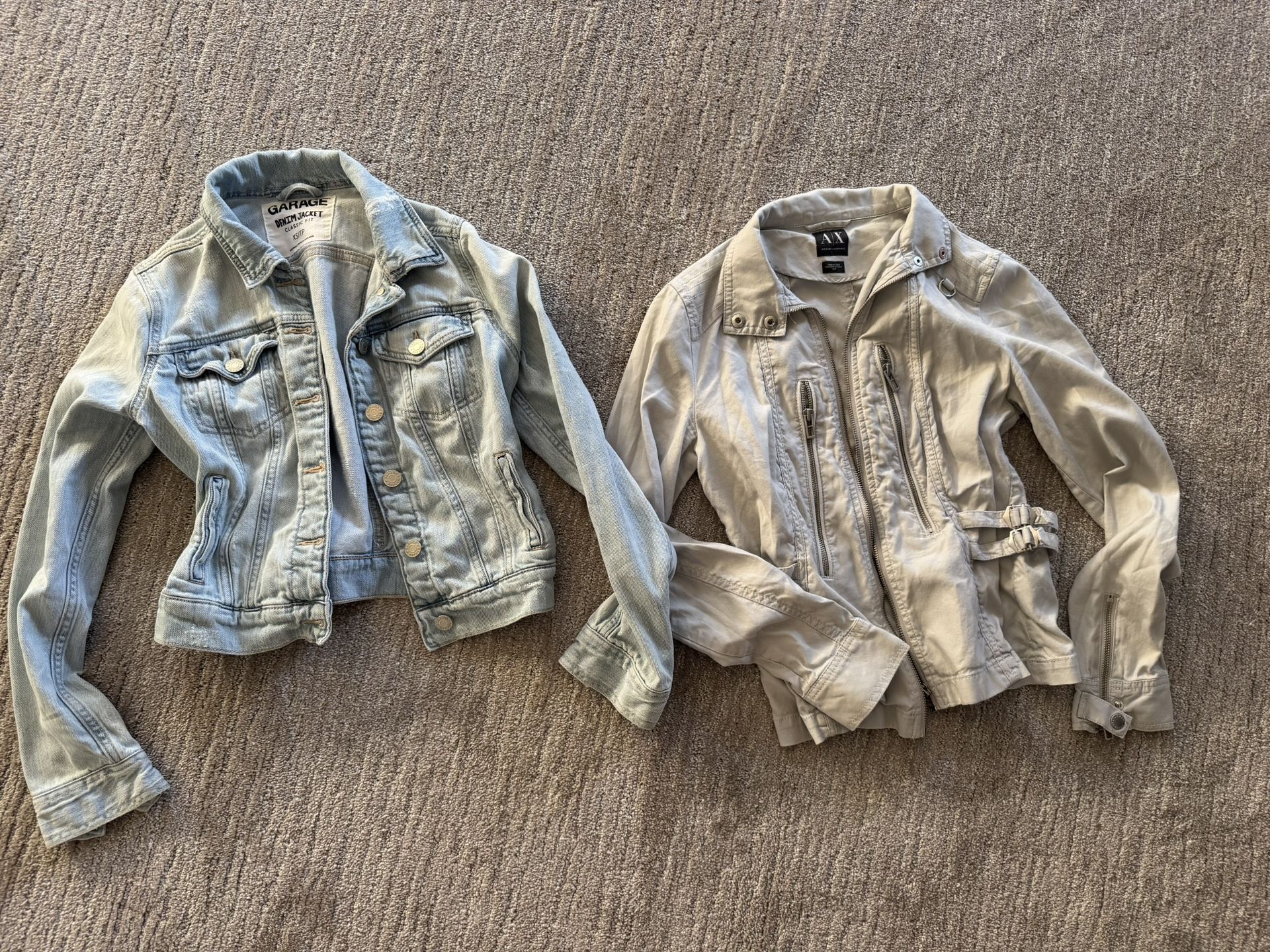 Womens / Teens Fall Jackets Size Small 50$ For Both