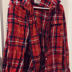 Vintage 1990’s | Old Navy Original Garment | Women’s Plaid Shirt | Size L