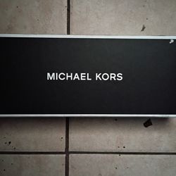 Michael Kors Mens Two Piece Set Leather Billfold Wallet With Card Case 