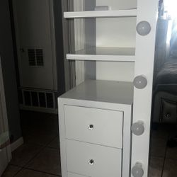 Makeup Stand Up Vanity With Drawer. 